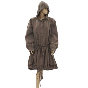 Ewa I Walla Lagenlook Coatigan Jacket Hoodie Dress Peasant Vintage M NWD 283021